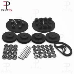 VORON 2.4 Set Motion Parts 2GT Timing Belt 2GT 16T 80T 20T Tooth Pulley 188-2GT Shaft Bearing 625 F695 2RS