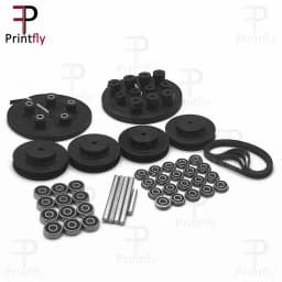 VORON 2.4 Set Motion Parts 2GT Timing Belt 2GT 16T 80T 20T Tooth Pulley 188-2GT Shaft Bearing 625 F695 2RS