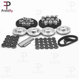 VORON 2.4 Set Motion Parts 2GT Timing Belt 2GT 16T 80T 20T Tooth Pulley 188-2GT Shaft Bearing 625 F695 2RS