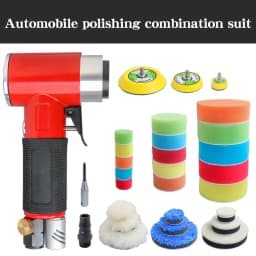 Orbit Air Sander Mini Pneumatic 1"/2"/3" Grinding Machine Set for Car Polishing High Speed Air Powered Polisher Tool
