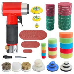 Orbit Air Sander Mini Pneumatic 1"/2"/3" Grinding Machine Set for Car Polishing High Speed Air Powered Polisher Tool