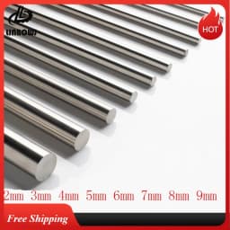 303 Stainless Steel Rod 8mm rod 2mm 3mm 4mm 5mm 6mm 7mm 8mm 10mm 12mm linear shaft metric round rod 400mm Long 8mm shaft
