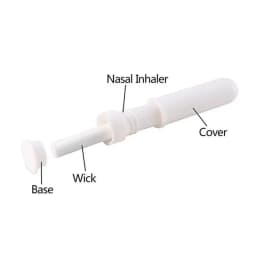 10Pcs Inhaler Stick Essential Oil Aromatherapy White Nasal Inhaler Tubes Empty Blank Nasal Inhalers for Essential Oils