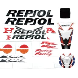 Motorcycle Racing Fairing Body Stickers Accessories For Honda CBR 600 RR CBR600RR 2003 2004 2005 2006 Repsol Badge Emblem Decals