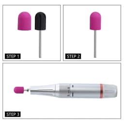 2 Size Sanding Bands Block Cap Professional Pedicure Foot Care Tool Grit Nail Sanding Caps Electric Nail Drill Cutters With Gift