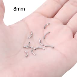 10Pcs/50Pcs G23 Titanium Internal Thread Eyebrow Belly Navel Piercing Barbell Replacement Accessories Body Piercing Jewelry 16G