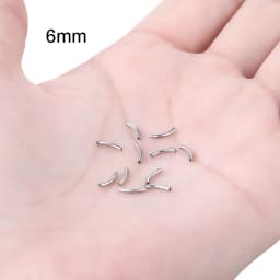 10Pcs/50Pcs G23 Titanium Internal Thread Eyebrow Belly Navel Piercing Barbell Replacement Accessories Body Piercing Jewelry 16G