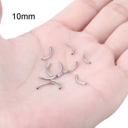 10Pcs/50Pcs G23 Titanium Internal Thread Eyebrow Belly Navel Piercing Barbell Replacement Accessories Body Piercing Jewelry 16G