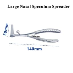 Nasal Speculum Expander Nose Mirror Nostril Pliers Nasal Cavity Examination Stainless steel Nasal Dilation Forceps
