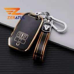 7Buttons TPU Car Key Case Cover Remote Shell Fob Holder Keychain for Kia Carnival 2021 2022 Carnival KA4 EX SX LX Fiesta 2023