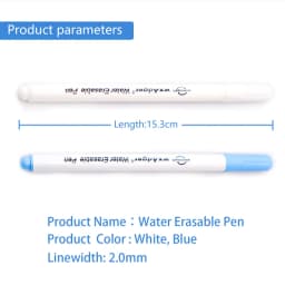Nunify Wig Cap Hair Net Canvas Head Marked Pen Water Erasable Pen For Fabric Sewing Wig Making Tools Nunify Water Marker Pens