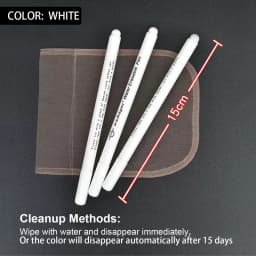 Nunify Wig Cap Hair Net Canvas Head Marked Pen Water Erasable Pen For Fabric Sewing Wig Making Tools Nunify Water Marker Pens