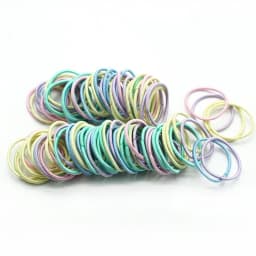 100pcs Hair Bands Girl Candy Color Elastic Rubber Band Hair Band Child Baby Headband Scrunchie Hair Accessories for Hair