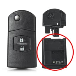 KEYYOU 2/3/4 Buttons Remote Key Case Fob Shell Flip Folding For Mazda 2 3 5 6 M6 MX5 CX5 CX7 CX9 RX8 2011-2015