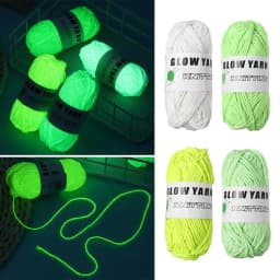 50g/roll Luminous Chunky Yarn Polyester Hand Knitted Glow in the Dark Knitting Wool DIY Handmade Weave For Cardigan Scarf Hats