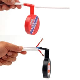 PVC Insulation Tape Red Yellow Green Blue Black Electrical Tape Super Stick PVC Waterproof Tape , 1 Roll 10m and 5m