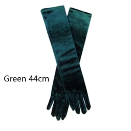 Multicolor 3 Lengths Noble Banquet Style Women Gold Velvet Long Dinner Dress Gloves Black Warm Elastic Driving Spring Autumn BK