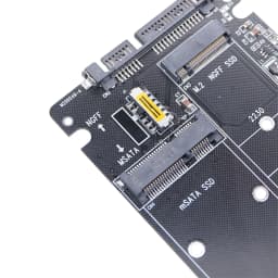 M2 SSD Case mSATA to USB Adapter mSATA Enclosure M.2 NGFF mSATA SSD To SATA 3.0 2.5 Adapter Riser Board M.2 Box Cable For Laptop