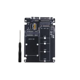 M2 SSD Case mSATA to USB Adapter mSATA Enclosure M.2 NGFF mSATA SSD To SATA 3.0 2.5 Adapter Riser Board M.2 Box Cable For Laptop