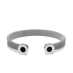 Top Brand Open Net Stainless Steel Charm Bracelets Roman Letters Fashion Wedding Party Cuff Bangles For Men Women Jewelry Gift