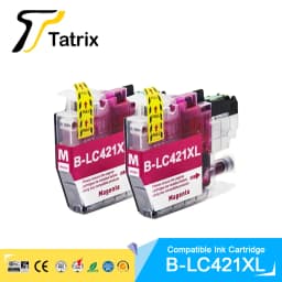 Tatrix High Capacity LC421XL LC421 421XL Compatible Ink Cartridge For Brother DCP-J1050DW MFC-J1010DW DCP-J1140DW Printer