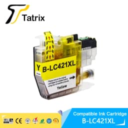 Tatrix High Capacity LC421XL LC421 421XL Compatible Ink Cartridge For Brother DCP-J1050DW MFC-J1010DW DCP-J1140DW Printer