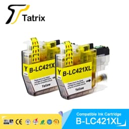 Tatrix High Capacity LC421XL LC421 421XL Compatible Ink Cartridge For Brother DCP-J1050DW MFC-J1010DW DCP-J1140DW Printer
