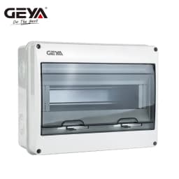 GEYA 5/8/12/15/18Ways Waterproof Electrical Distribution Box with Copper Bar Circuit Breaker MCB Power Plastic Junction Wire Box
