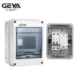GEYA 5/8/12/15/18Ways Waterproof Electrical Distribution Box with Copper Bar Circuit Breaker MCB Power Plastic Junction Wire Box