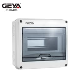 GEYA 5/8/12/15/18Ways Waterproof Electrical Distribution Box with Copper Bar Circuit Breaker MCB Power Plastic Junction Wire Box