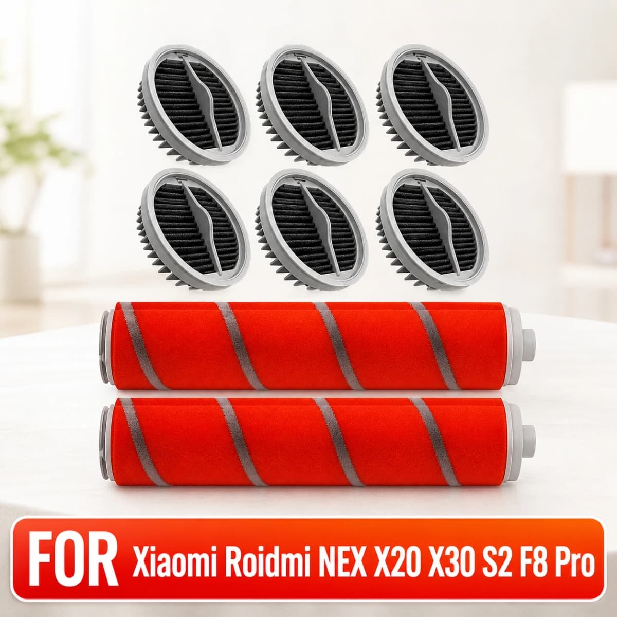 Roller Main Brush Hepa Filter Replacement For Xiaomi Roidmi NEX X20 X30 S2 F8 Pro Handheld Wireless Vacuum Cleaner Spare Parts