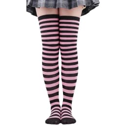 Long Socks Women Thigh High Stockings Ladies Girls White Striped Over Above Knee Sock Cute Christmas Blue Cosplay Lolita 2025