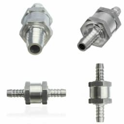 4mm 6mm 8mm 10mm 12mm One Way Fuel Line Check Valve Non Return Diesel Aluminium Anti Return Valve One Way Valve