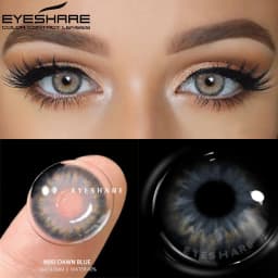 EYESHARE 1 Pair Color Contact Lenses For Eyes Pattaya Natural Yearly Use Lenses Blue Multicolored Contact Lens Beauty Pupils