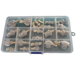 JXRF SMA BNC UHF To SMA SMB MCX MMCX BNC TNC UHF N F Type SO239 PL259 RF Coaxial Coax Adapter Connector Combination 4 Piece