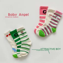 Spring Socks Kids Striped Socks Girls Boys 2026 Newest Fashion Cotton Socks For Children Little Baby SOCK