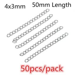 High Quality 316 Stainless Steel DIY Jewelry Making Findings Necklac Earrings Hooks/Jump rings/Lobster Clasp Craft Accessories