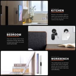 TOPK Magnetic Car Phone Holder Dashboard Cell Phone Stand Steering Wheel Holder Magnetic Wall Holder for iPhone Samsung Xiaomi
