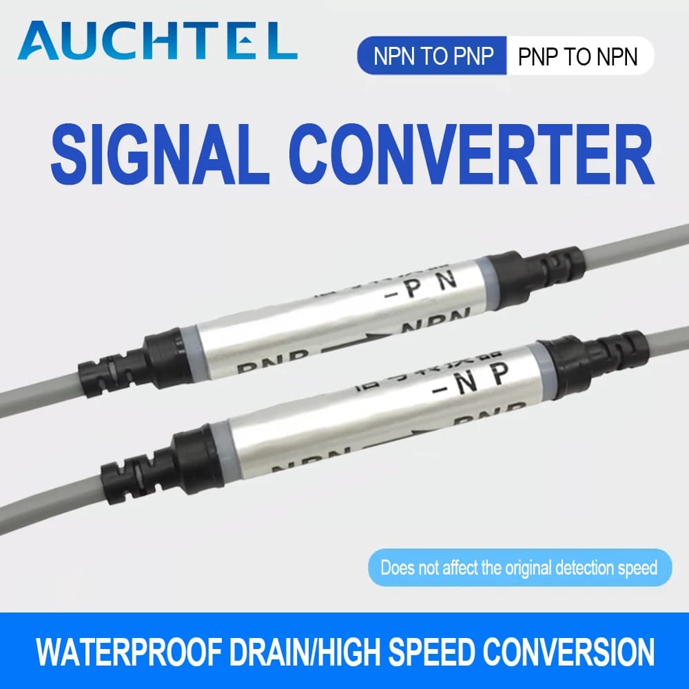 AUCHTEL PNP-NPN High Level Low Level Converter for Proximity Photoelectric Switch One-way Conversion PLC Signal