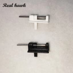 2PCS Canopy Hatch Lock Mini Latch Fixed Buckle Hood Cover Spring Cockpit Pins Door Lockers for RC Airplane/Boat Model DIY Parts