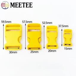10/30Pcs 15/20/25/30mm Plastic Buckles Backpack Release Closure Clasp Webbing Strap Side Quick Hook Adjuster DIY Accessories