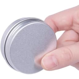10Pcs/lots 5g-60g Metal Round Cosmetic Tins Aluminum Empty Candles Cans Storage Jars with Screw Lids For Lip Balm Salve Spices