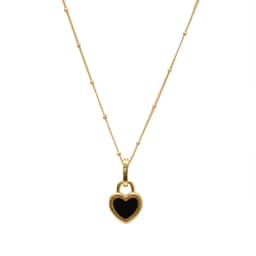 Vintage Double Sided Heart Pendant Necklace For Women Girl Clavicle Chain Choker New Fashion Trendy Jewelry Gift Party