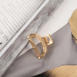 Fashion Hair Claw Gold Hair Clips Mini Non Slip Claw Clips Hair Accessories Daily Party Gift for Women and Girls