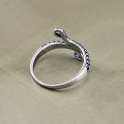 New Style Vintage Octopus Design Thai Silver Female Party Rings Promotion Jewelry For Women Never Fade Cheap Gifts