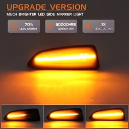 LED Dynamic Side Marker Turn Signal Light For Opel Astra J Astra J K Zafira C Insignia B Grandland X Blinker Repeater Lamp