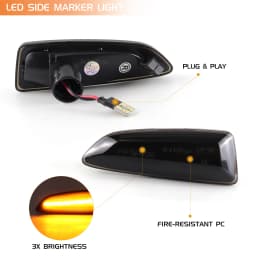 LED Dynamic Side Marker Turn Signal Light For Opel Astra J Astra J K Zafira C Insignia B Grandland X Blinker Repeater Lamp