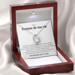 Gift for Women Wife Her Girlfriend Necklace Stainless Steel To my Soulmate The day I met you Forever Love Necklace Dropshipping