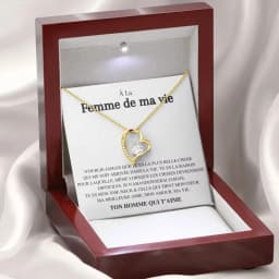 Gift for Women Wife Her Girlfriend Necklace Stainless Steel To my Soulmate The day I met you Forever Love Necklace Dropshipping