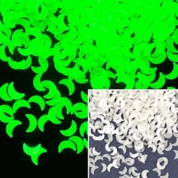 1000pcs/Lot 3mm Luminous Sequins Epoxy Resin Filling Moon Stars Glitters DIY Resin Silicone Mold Nail Art Jewelry Making Decor